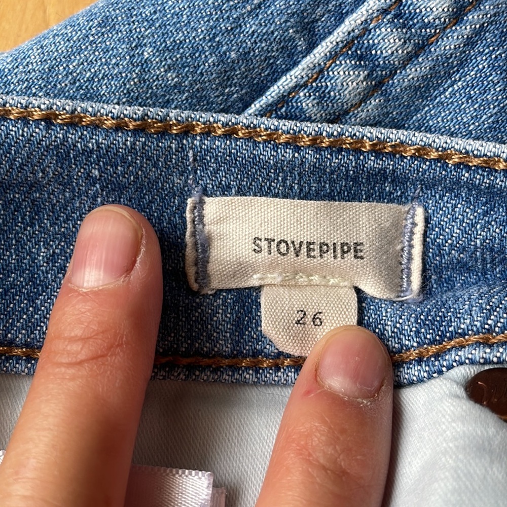 Madewell Stovepipe, Size 26 high rise, relaxed fit jean - Picture 5 of 7